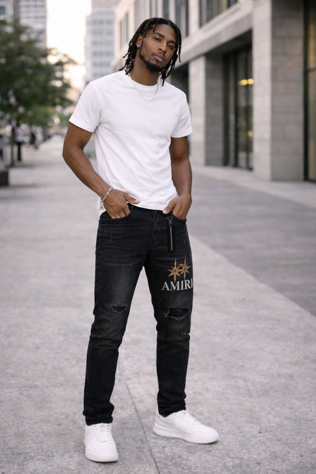 Pantalon slim tendance pour homme